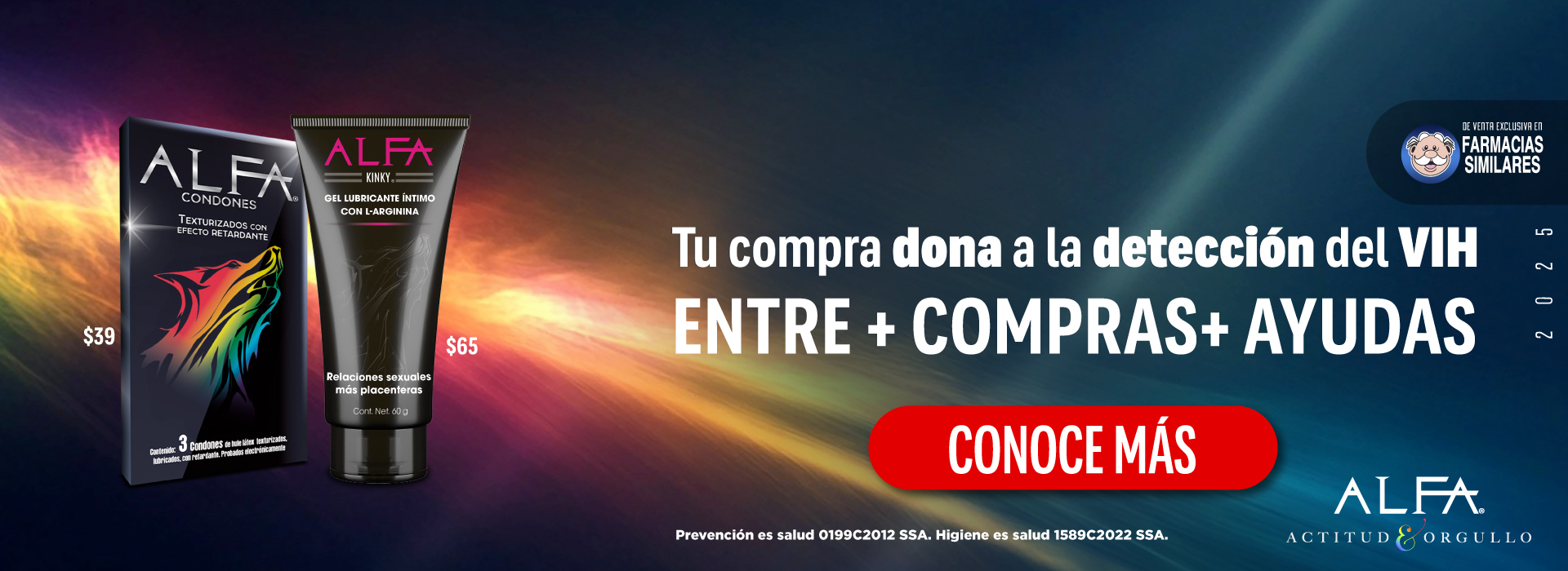 Condones ALFA, Explota tu instinto