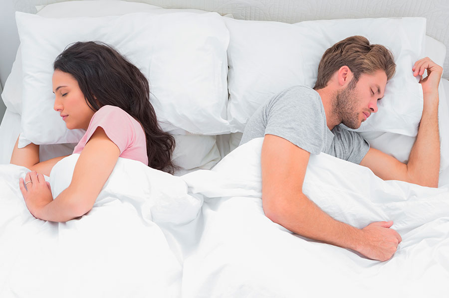 Posiciones para dormir en pareja