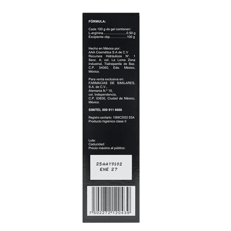 Gel Lubricante Vaginal Alfa Kinky 60GR 1 Pieza Gel Lubricante Vaginal Alfa Kinky 60GR 1 Pieza
